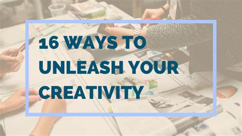 16 Easy Ways To Unleash Your Creativity Princh Library Blog