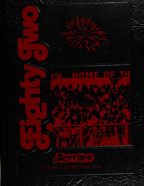 1982 Yearbook From Norte Vista High School From Riverside California