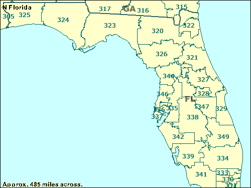 3 Digit Zip Code Map Florida America Map Game