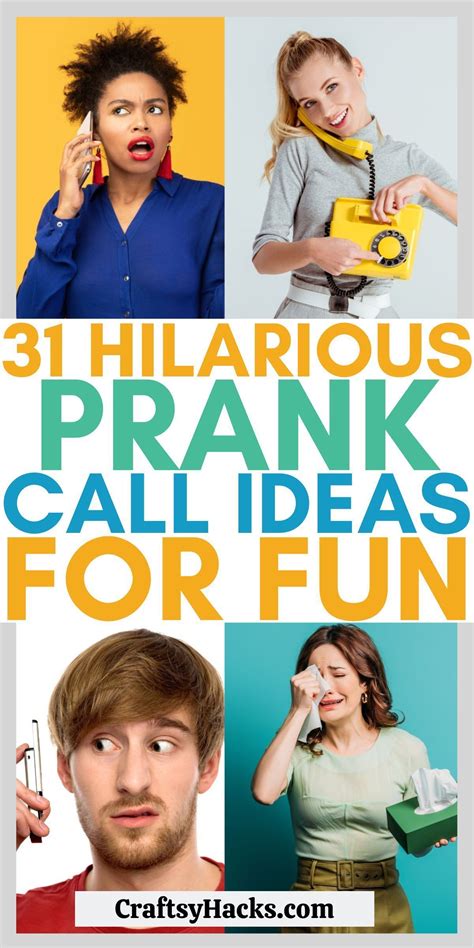 31 Hilarious Prank Call Ideas Prank Calls Practical Jokes Pranks