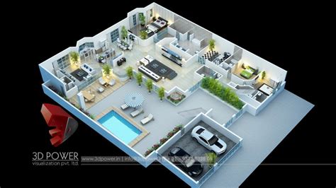 3D Animation 3D Rendering 3D Walkthrough 3D Interior Cut Section