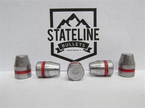 40 S W 10Mm 165 Gr Fp Lead Cast Bullets For Reloading Stateline Bullets