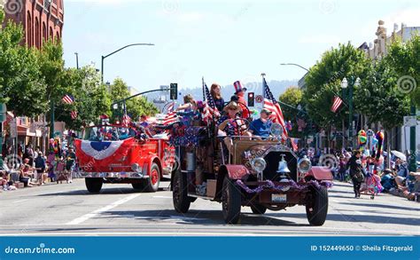 4Th Of July Parade Alameda California Editorial Image Image Of March