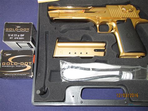 50 Cal Desert Eagle 24Kt Gold For Sale At Gunsamerica Com 974372549