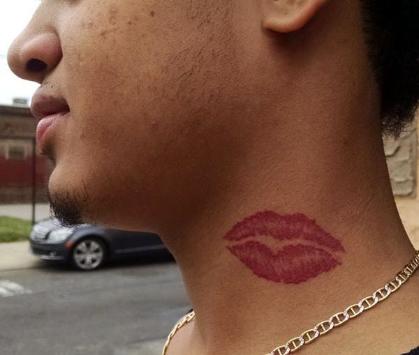 7 Ultimate Ways Create Lips Neck Tattoo Now The Bomb Yearbook Collection