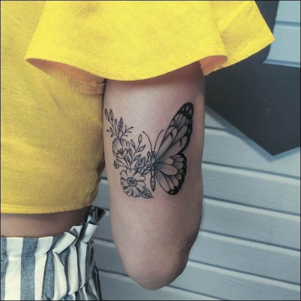 7 Ways To Design Ultimate Flower Butterfly Tattoos Today Perfil Del