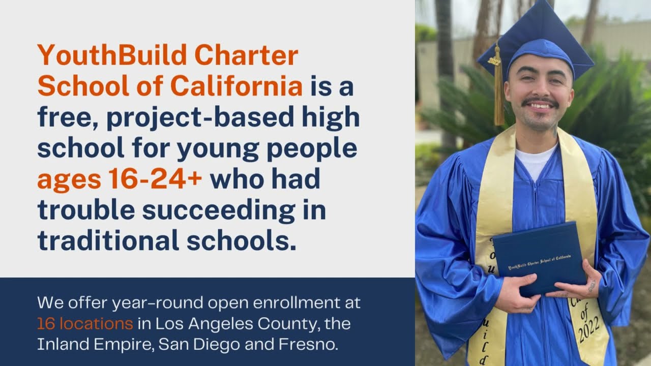 Achieve Your Dreams At Youthbuild Charter School Of California Youtube