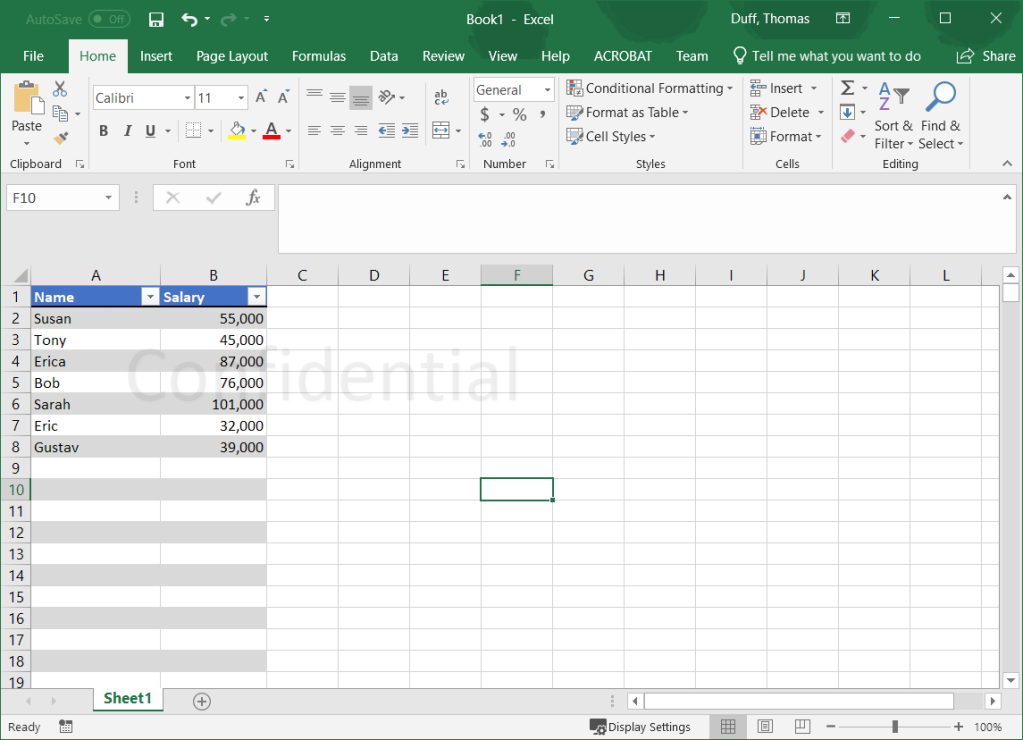 Adding A Watermark In An Excel Spreadsheet One Minute Office Magic