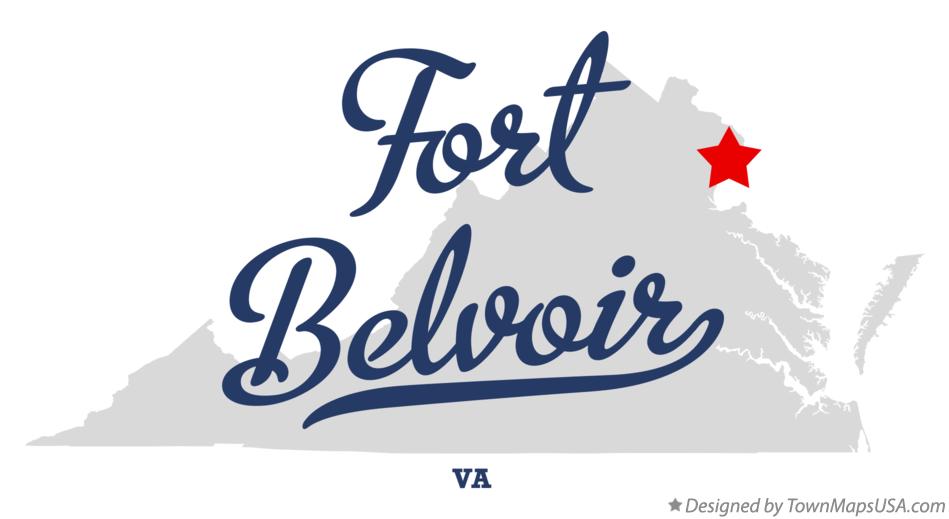 Aerial Photography Map Of Fort Belvoir Va Virginia