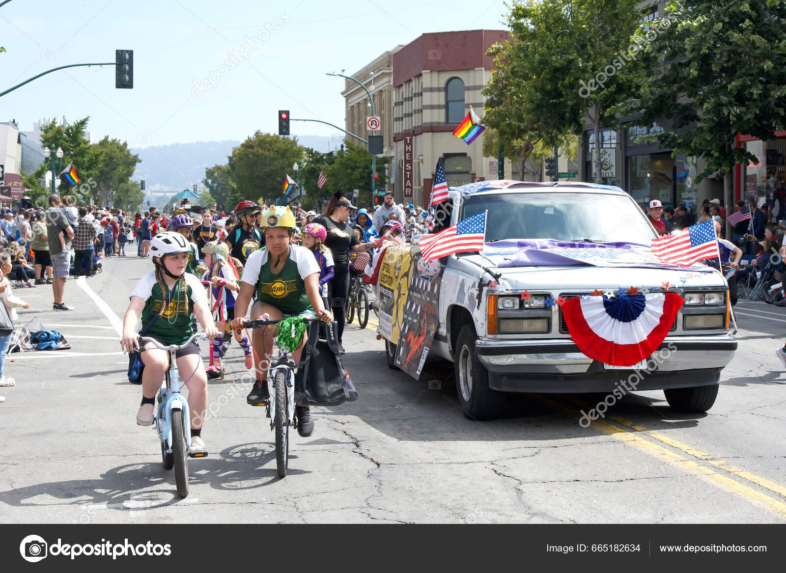 Alameda 4Th Of July Parade 2017 Editorial Photography Image Of