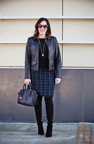 An Easy Way To Style A Tweed Skirt Jo Lynne Shane