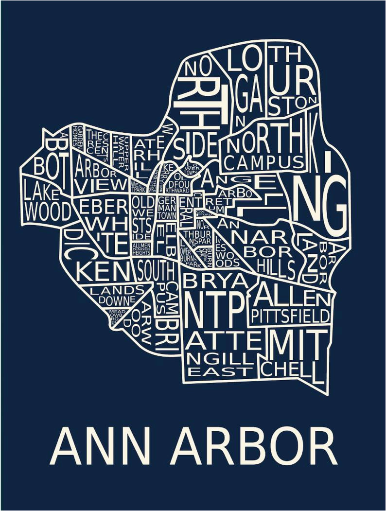 Ann Arbor Zip Code Map Shari Demetria