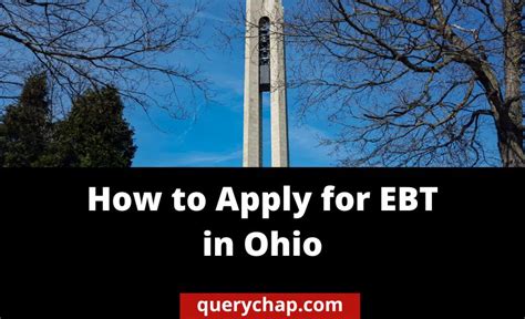 Apply For Ebt In Ohio Comprehensive Guide Querychap