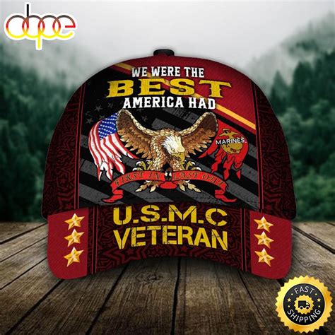 Armed Forces Usmc Marine Corps Veteran Classic Cap Musicdope80s Com