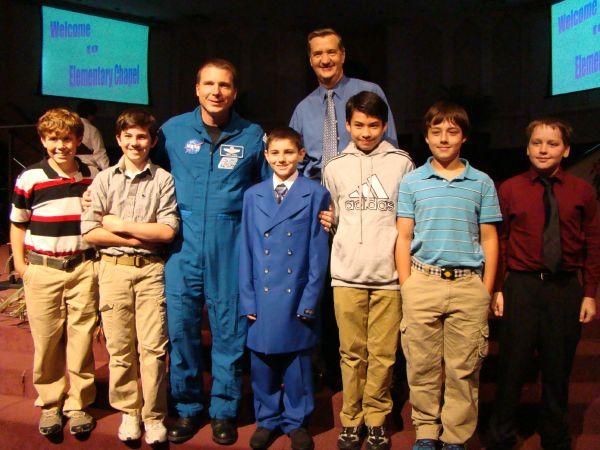 Astronaut Visits Bay Area Christian