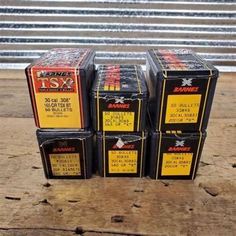 Barnes 30 Caliber Reloading Bullet Lot