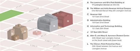 Baruch Campus Map