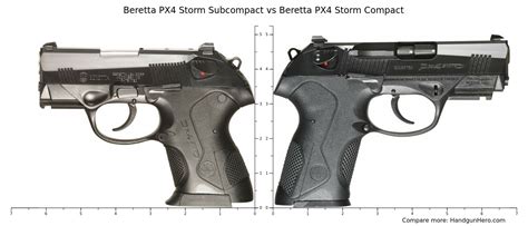 Beretta Px4 Storm Subcompact Vs Beretta Px4 Storm Compact Size