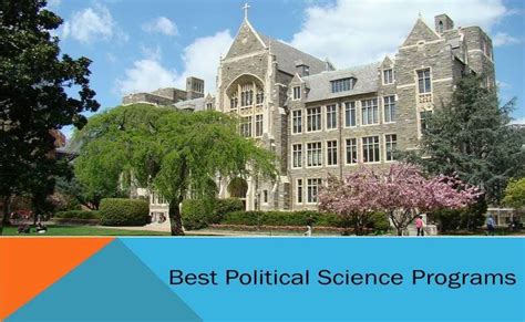 Best Colleges For Political Science