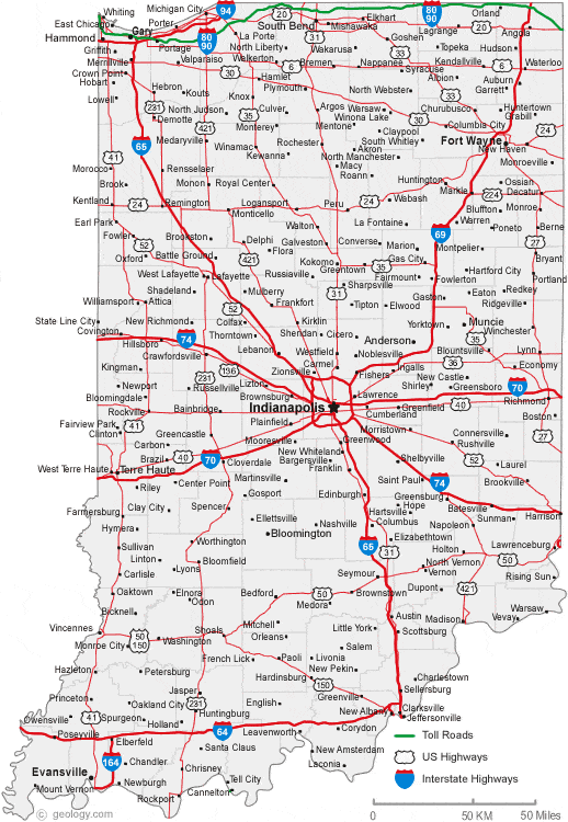 Big Cities In Indiana