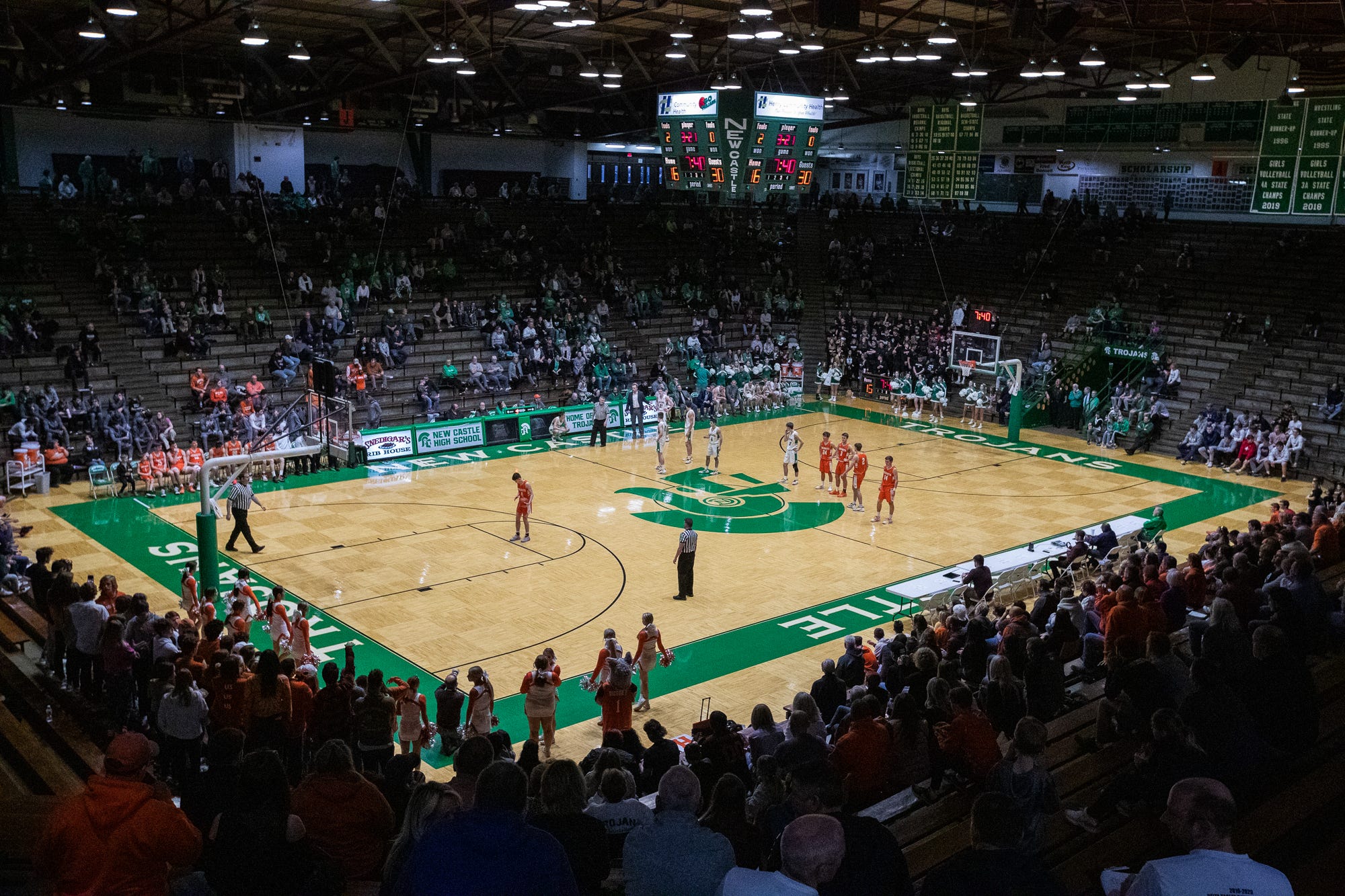 Big Indiana Gyms New Castle Fieldhouse Again Nation S Largest Hs Gym