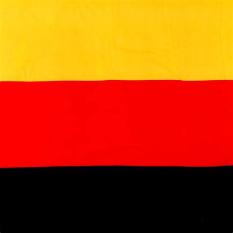 Black Yellow Red Flag Horizontal Stripes