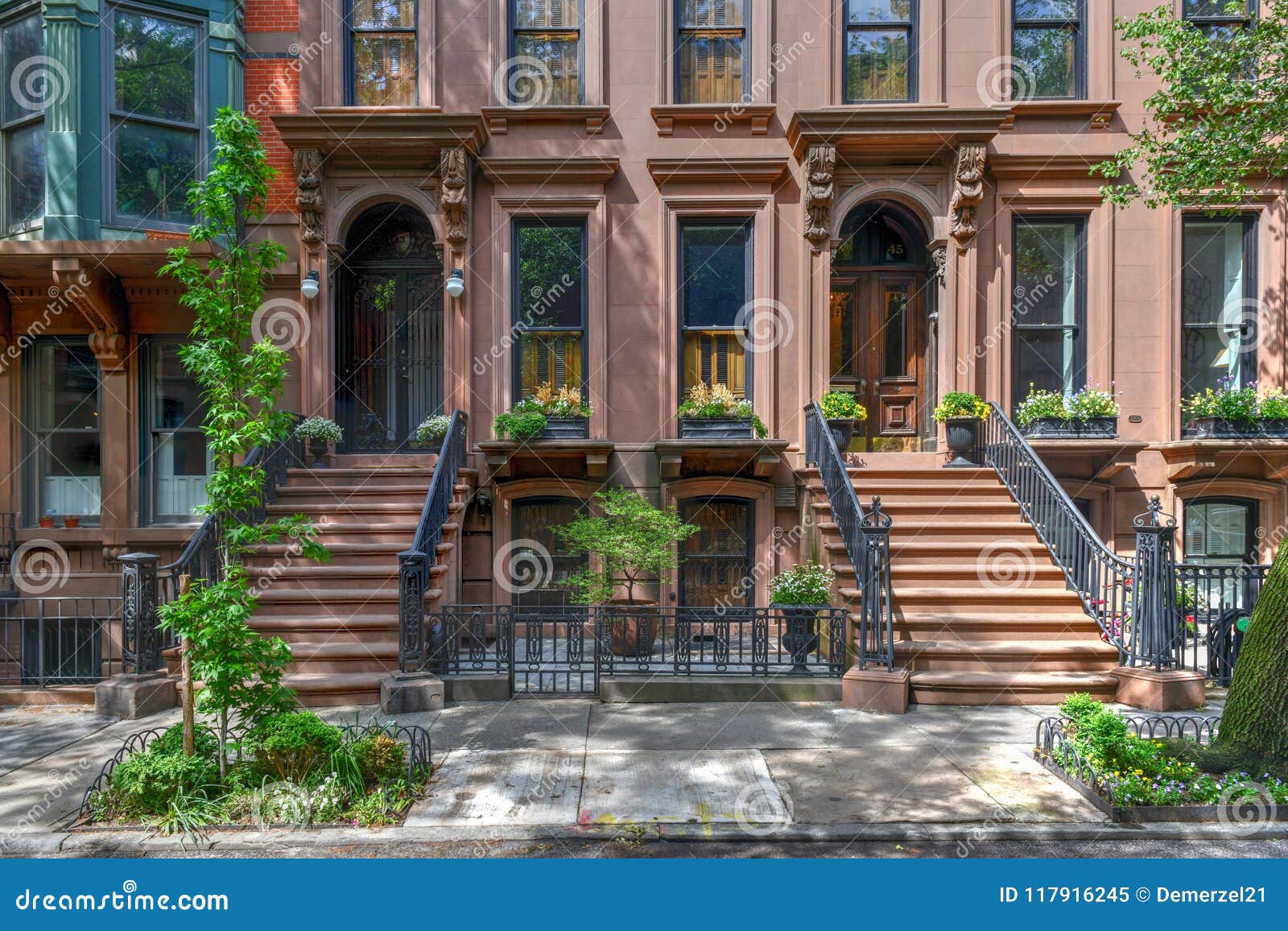 Brooklyn Heights New York City New York Brownstone New York