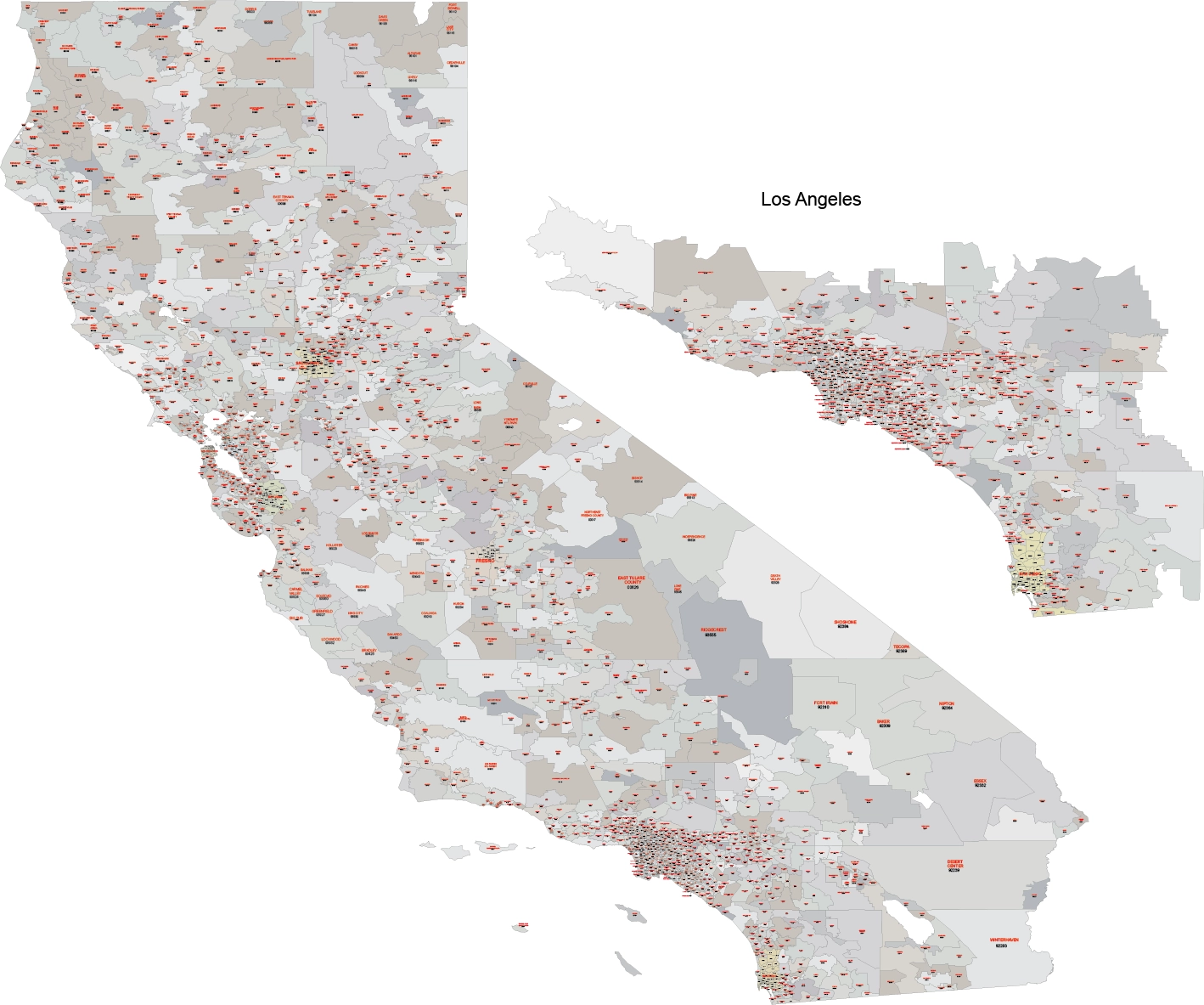 California Zip Code Map Guide Find Comprehensive Zip Code Maps