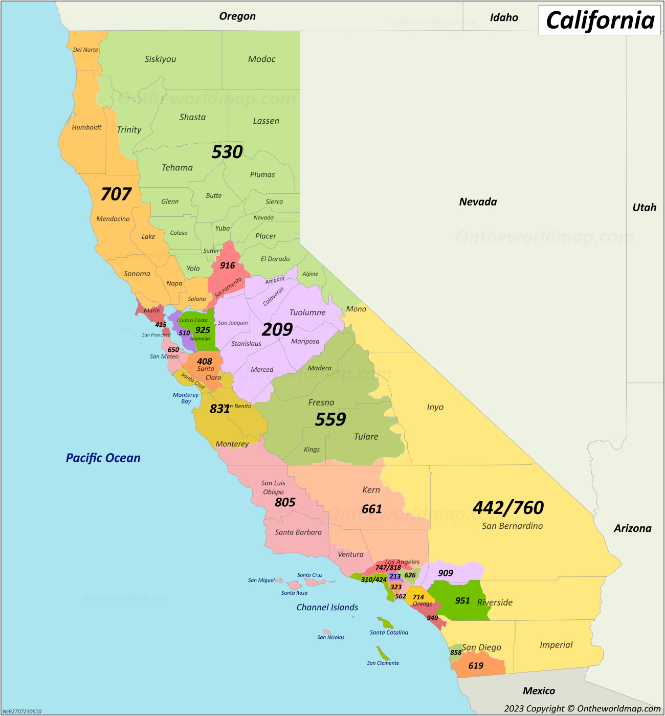 California Zip Codes List Of Postal Codes For The State Of California