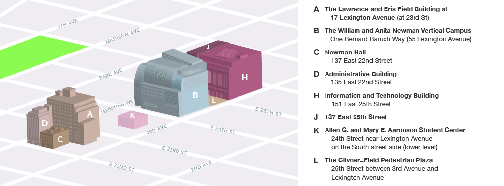 Campus Map And Directions Baruch College