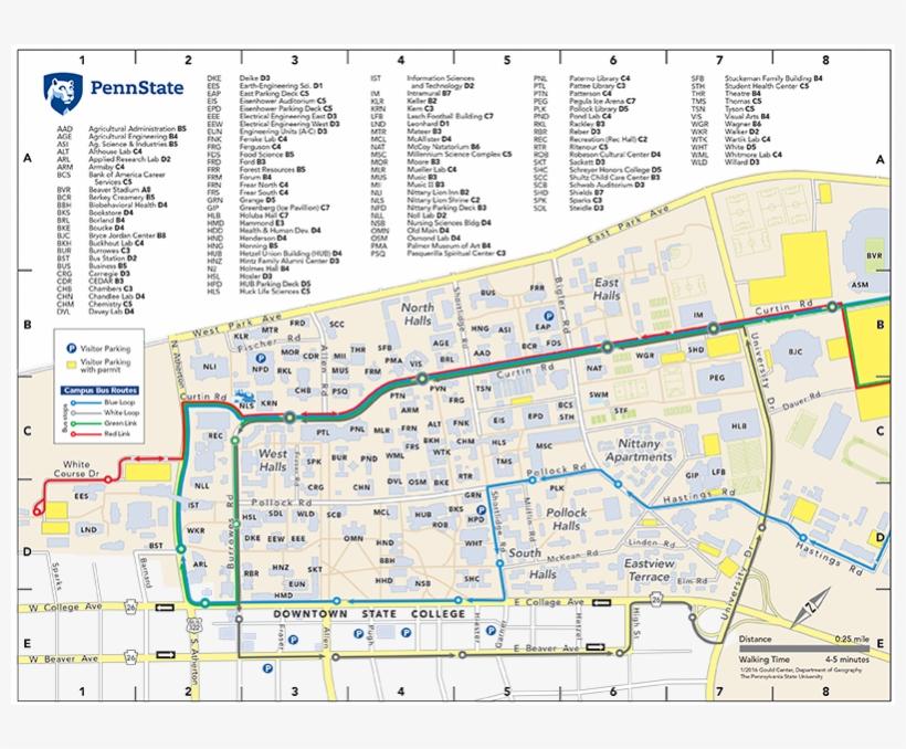 Campus Map Penn State Berks Modern Design Campus Mapping Pennsylvania