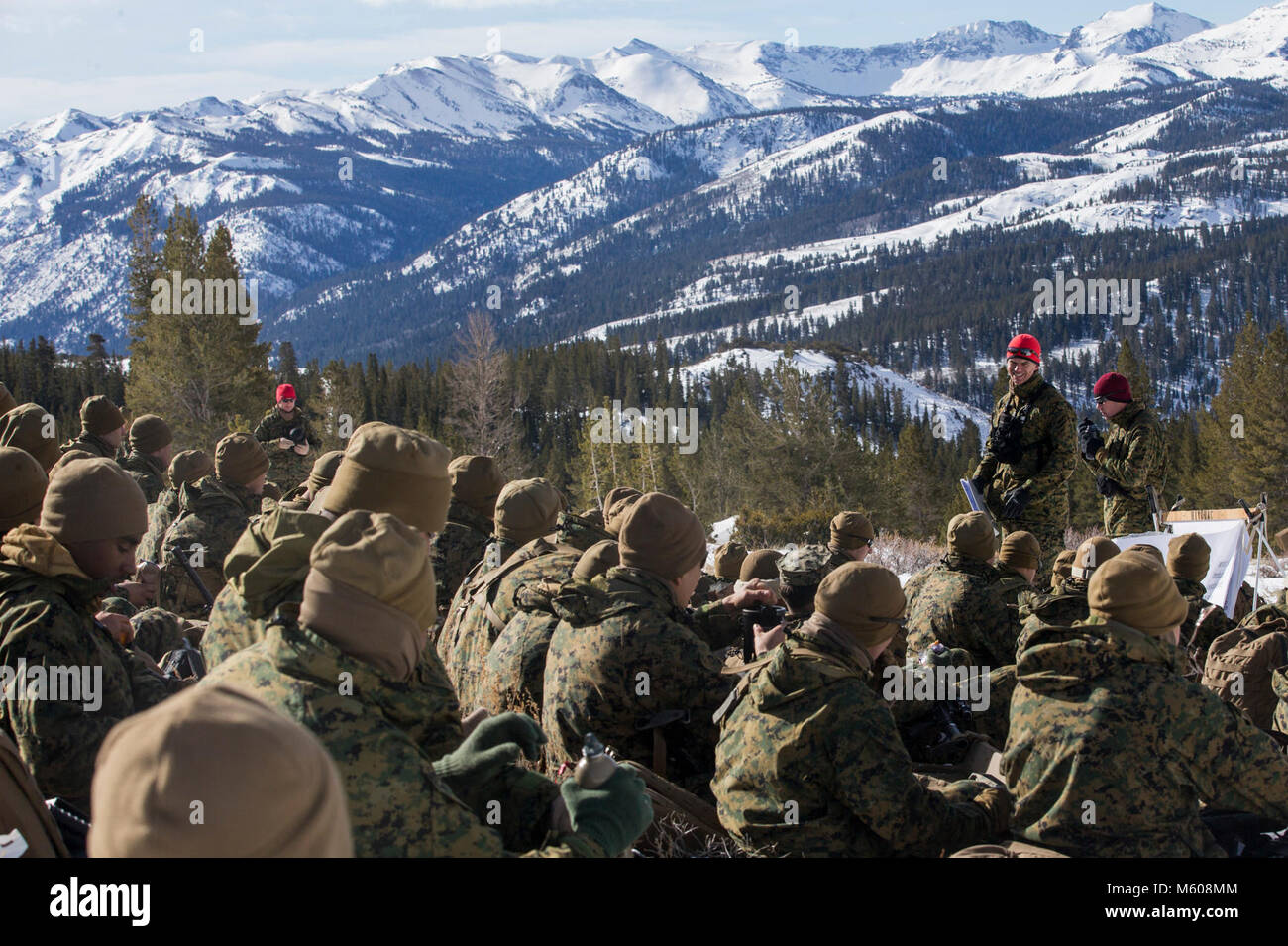 Capt Edwin Powers An Instructor With The Marine Corps Mountain