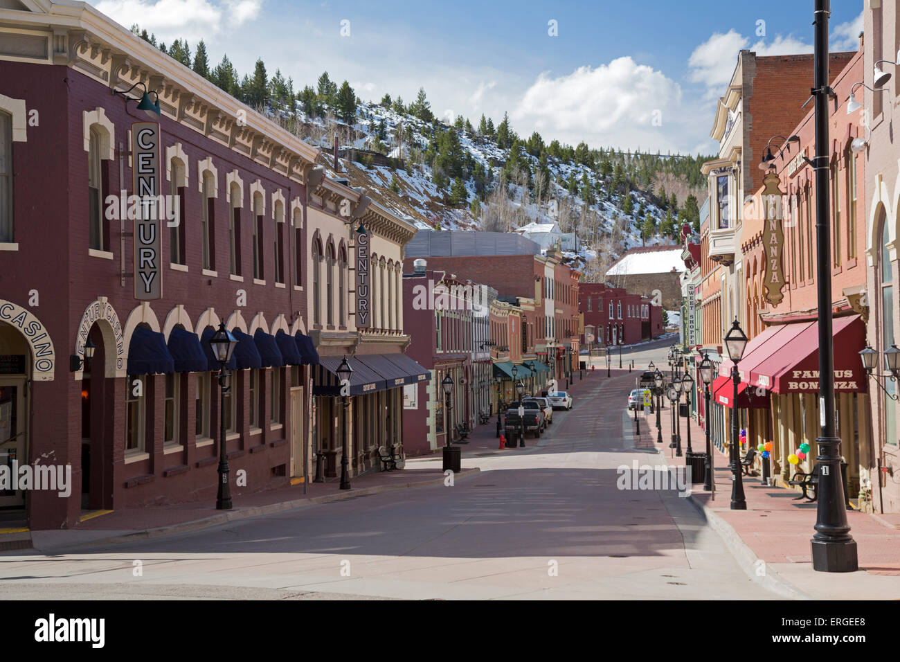 Central City Colorado A Street In The Historic District Of Central