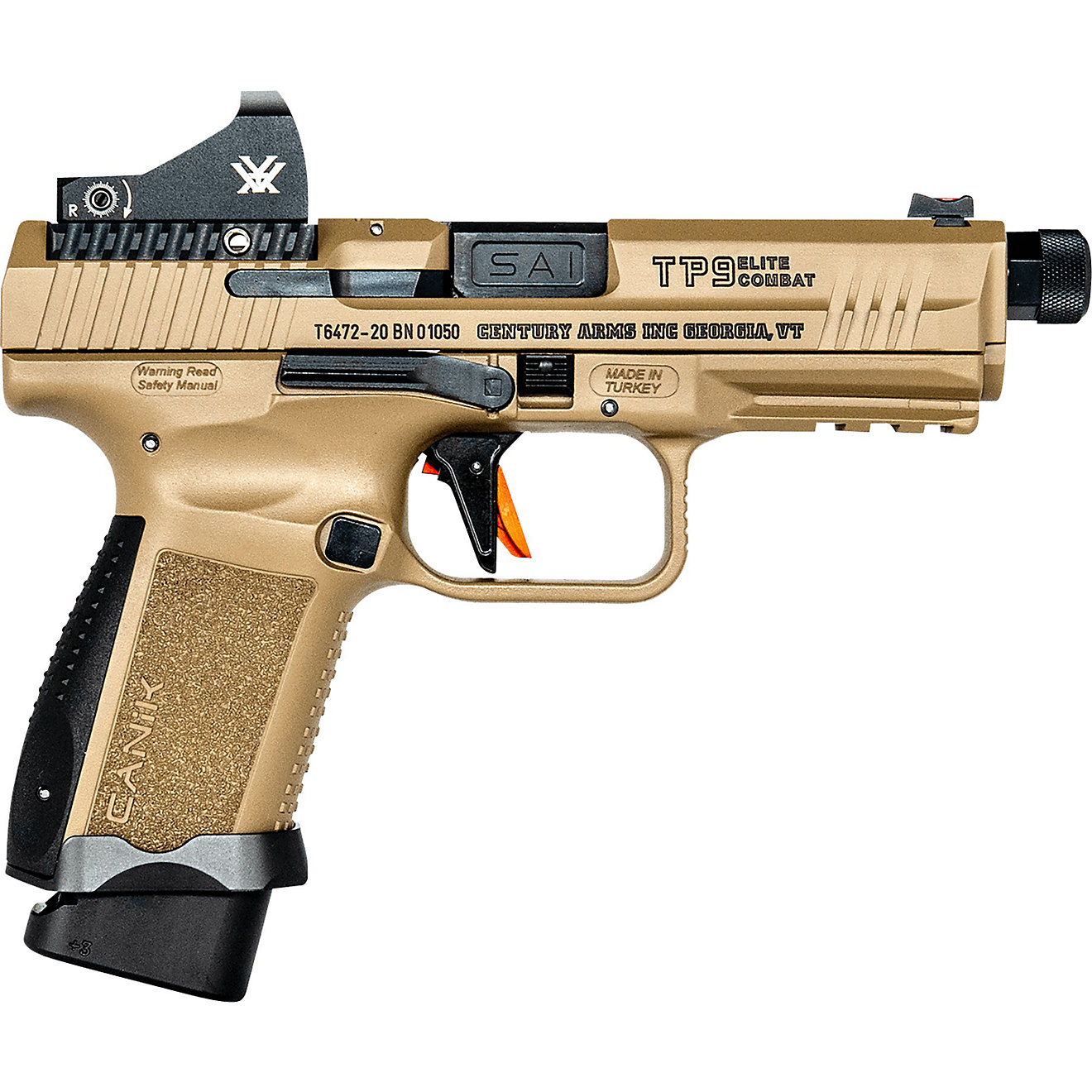 Century International Arms Canik Tti Combat 9Mm Pistol Hg7854 N Hg7854n