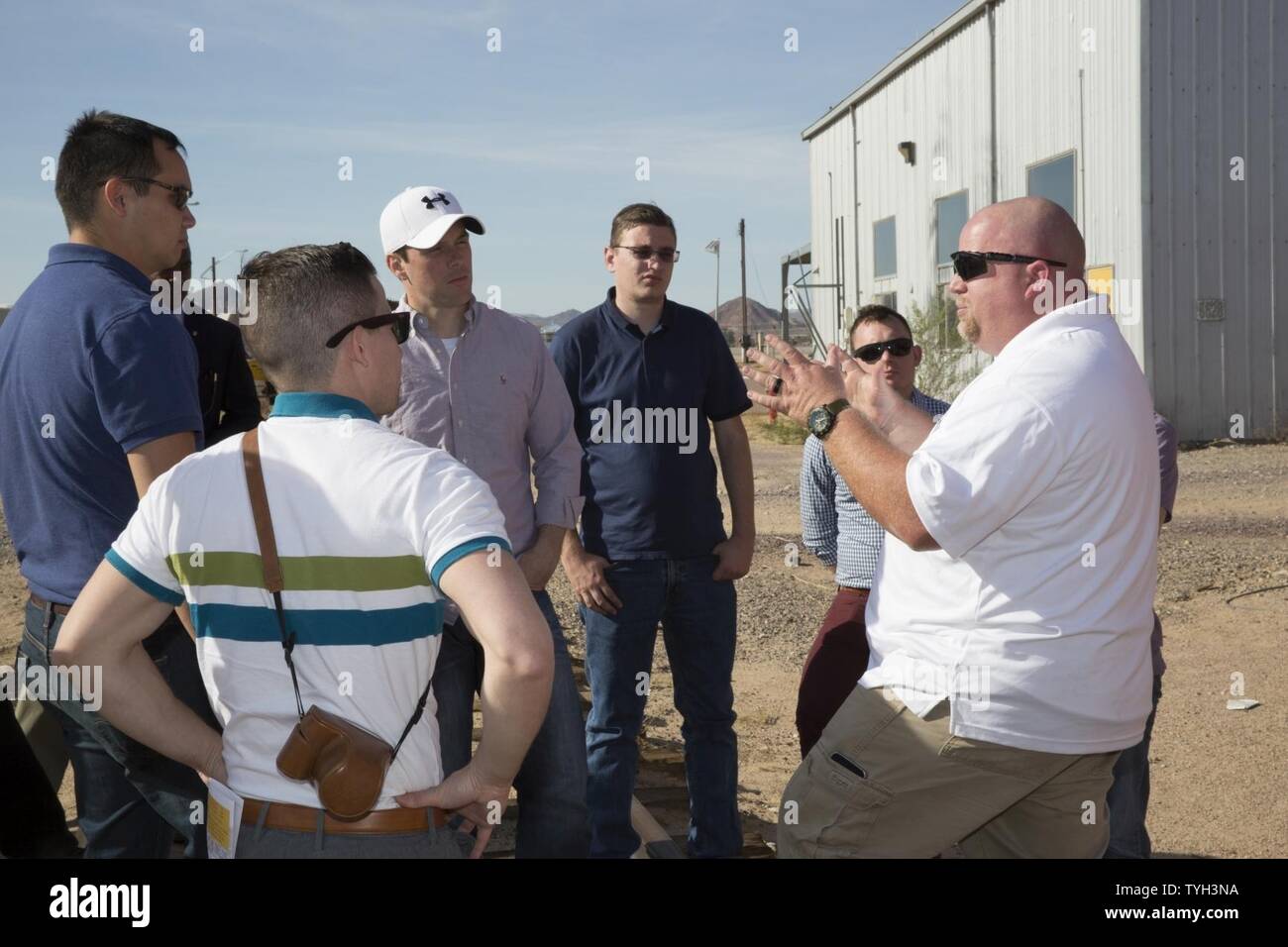 Chad Hildebrandt Rail Operations Manager Aboard Marine Corps Logistics