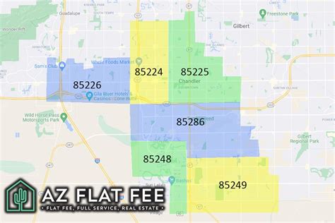 Chandler Az Zip Code Map Maps For You