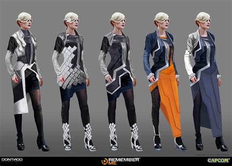 Characters Concept Art Remember Me On Behance Sci Fi Outfits Sci