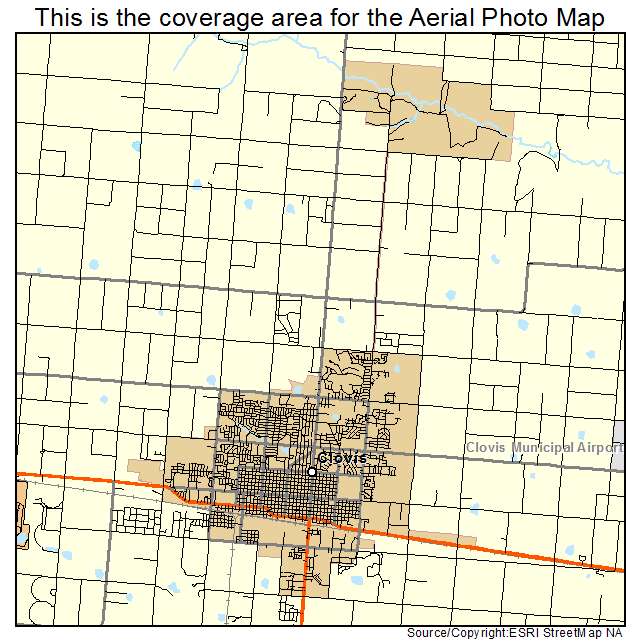 Clovis Zip Code Map