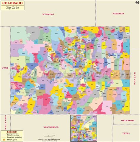 Colorado Zip Code Map Map Of Colorado Zip Codes Co Zip Codes