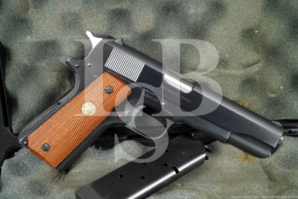 Colt 1911 2 Tone Government Model Mk Iv Series 70 45Acp 45 Acp