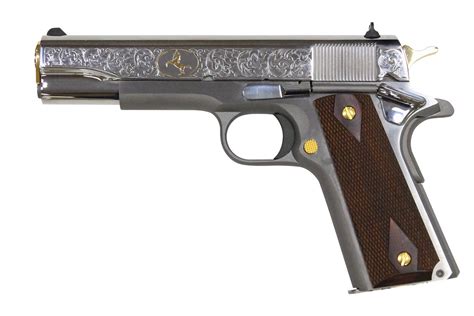 Colt 1911 Heritage 38 Super Full Size Stainless Pistol With Custom