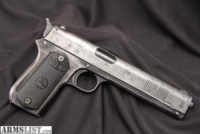 Colt Model 1902 Sporting Semi Auto Pistol 38 Rimless