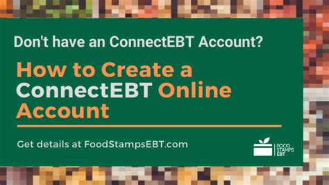 Connectebt Login To Check Ebt Account Information