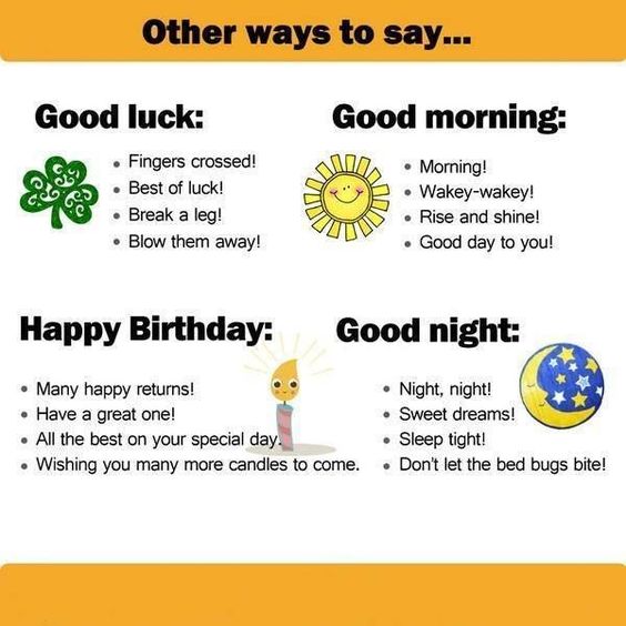 Creative Ways To Say Good Luck In English Instead Of Good Luck