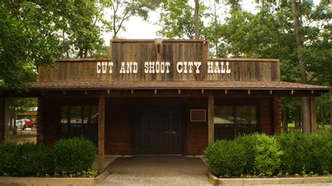 Cut And Shoot City Hall Texas Hill Country