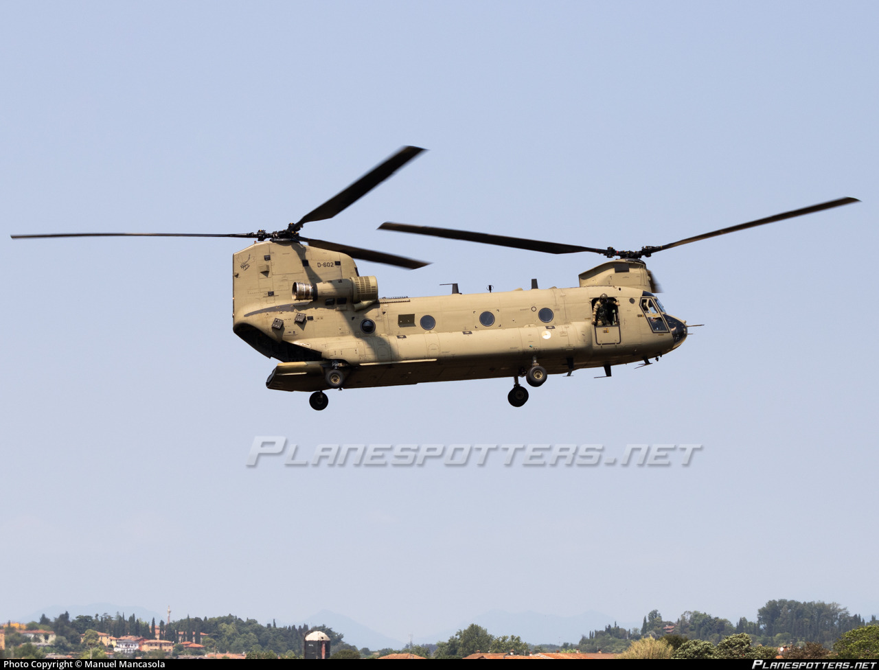 D 602 Royal Netherlands Air Force Boeing Ch 47 Chinook Photo By Juan