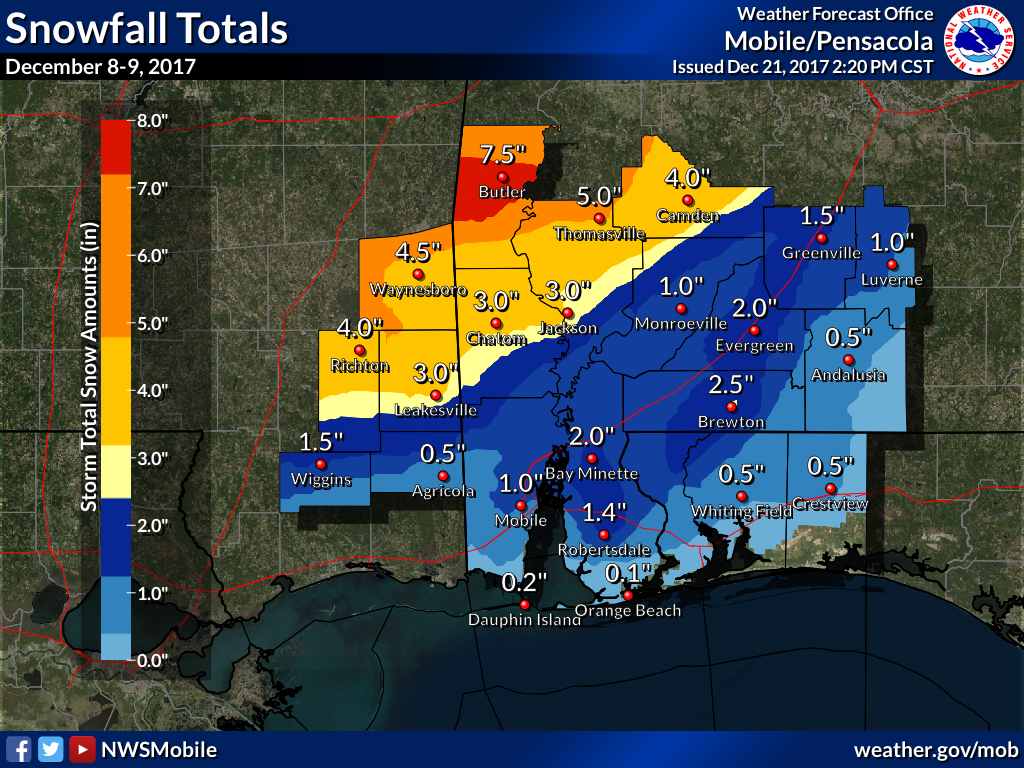 December 8 9 2017 Heavy Snow Event