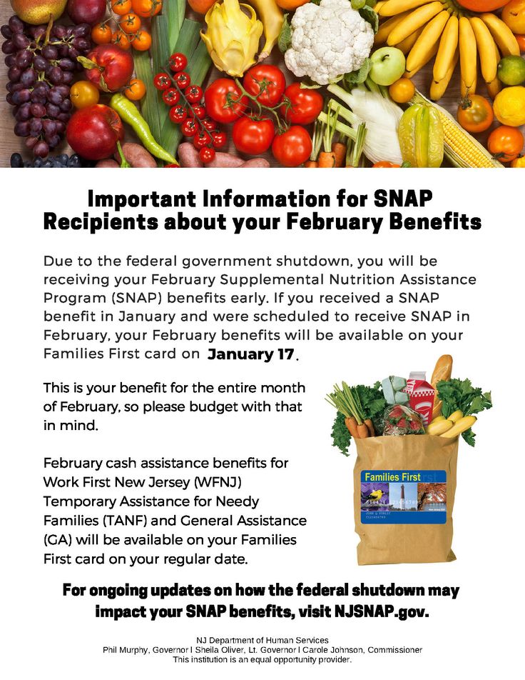 Department Of Human Services Nj Snap