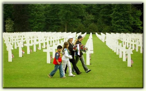 Design 7 Memorials At Luxembourg Cemetery Today