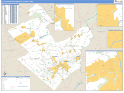 Digital Maps Of Allentown Bethlehem Easton Metro Area Pennsylvania